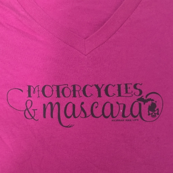Pink V-Neck Tee - Picture 2 of 3